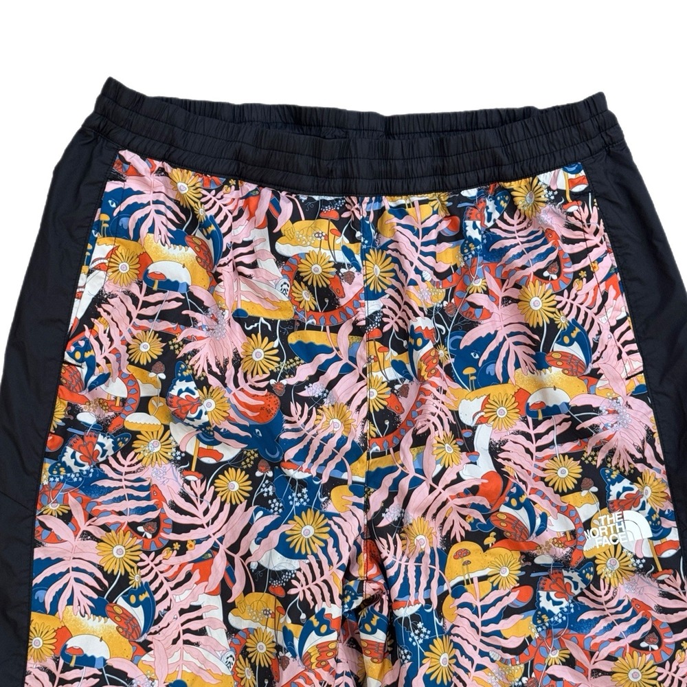 The North Face Hydrenaline Wind Pants Multi Color Floral Joggers Womens Size XL - Picture 3 of 12